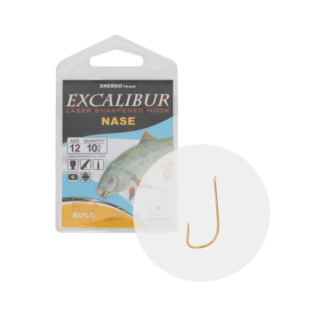 Carlige Feeder & Stationar - Carlige Energo Team Excalibur Nase Nr.10 10buc. / plic