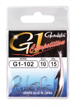 Carlige Feeder & Stationar - Carlige Gamakatsu G1-102 Nr.10 15 buc. / plic