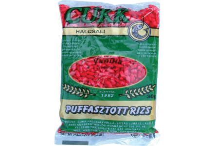 Momeli pentru cârlig - Cukk Puffi Orez Expandat Vanilie Rosu 30gr.
