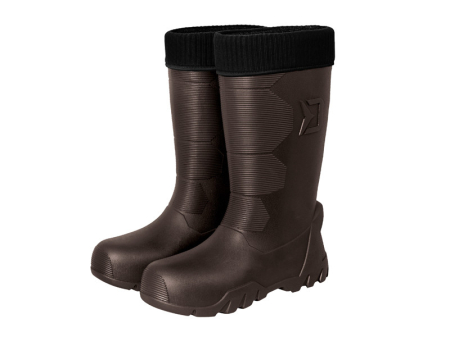 Incaltaminte - Delphin Cizme de Spuma Bronto Lungi cu Ciorapi Termo Brown Marimea 44