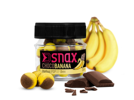 Momeli pentru cârlig - Delphin Pop Up Dsnax Choco - Banana 10mm 20gr.