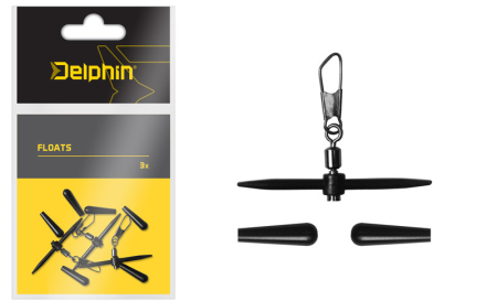 Accesorii universale feeder & stationar - Delphin Prindere Pluta in T 3 buc. / plic
