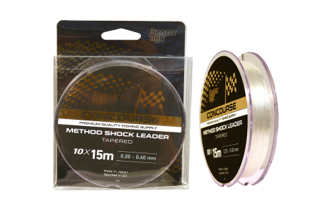 Fire Monofilament - Fir Monofilament Benzar Concourse Method Shock Leader 0.20mm - 0.40mm 10x15m