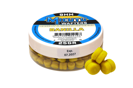 Momeli pentru cârlig - Micutu Wafters Banilla 9mm 25gr.