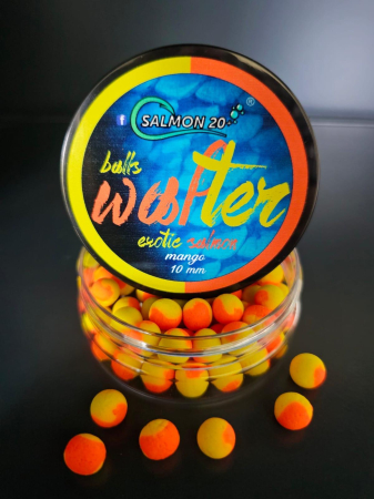 Momeli pentru cârlig - Salmon 20+ Balls Wafters Mango 10mm 23gr.