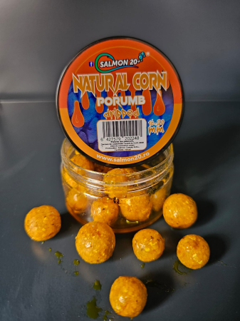 Momeli pentru cârlig - Salmon 20+ Natural Corn Porumb Dripped 16 - 20mm