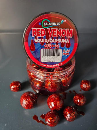 Momeli pentru cârlig - Salmon 20+ Red Venom Squid / Capsuna Dripped 16 - 20mm