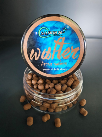 Momeli pentru cârlig - Salmon 20+ Wafter Brown Salmon Peste & Krill 6mm 23gr.