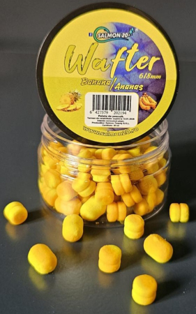 Momeli pentru cârlig - Salmon 20+ Wafters Banana & Ananas 6 - 8mm