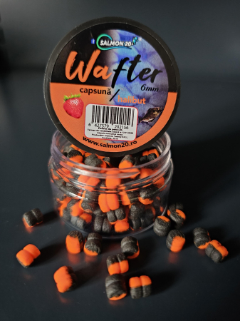Momeli pentru cârlig - Salmon 20+ Wafters Capsuna & Halibut 6mm