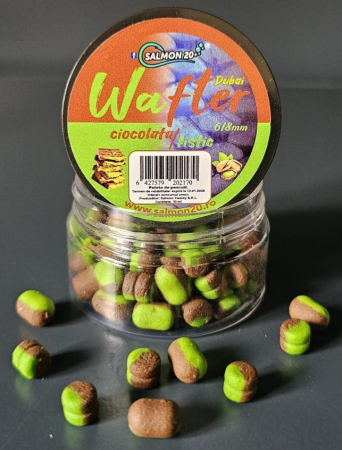 Momeli pentru cârlig - Salmon 20+ Wafters Ciocolata Fistic 6 - 8mm