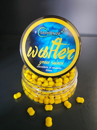 Momeli pentru cârlig - Salmon 20+ Wafters Green Salmon Ciocolata & Ananas 6mm 23gr.