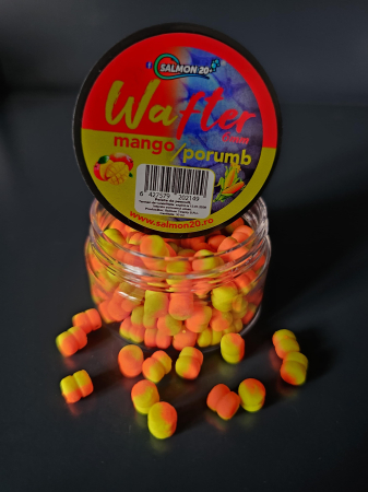 Momeli pentru cârlig - Salmon 20+ Wafters Mango & Porumb 6mm