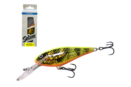 Voblere - Vobler Salmo Floating Executor 5SR Gold Fluo Perch 5cm 5gr. 0.6 - 1.2m Hook Size 10