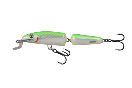 Voblere - Vobler Salmo Floating Fanatic 7 Lime Blast 7cm 5gr. 0.5 - 1m Hook Size 8