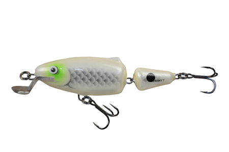 Voblere - Vobler Salmo Floating Friski 7 DR Full White Scale 7cm 9gr. 2 - 3m Hook Size 8