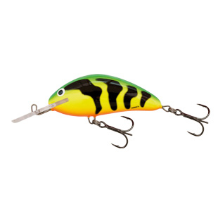 Voblere - Vobler Salmo Floating Hornet 5 Green Tiger 5cm 7gr. 2 - 4.6m Hook Size 8
