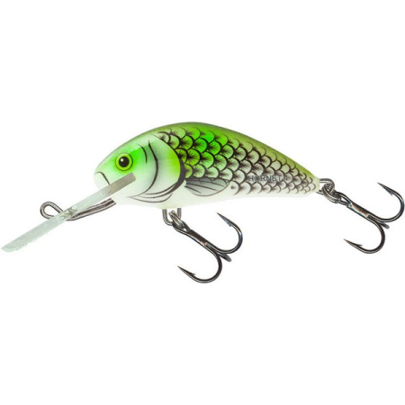Voblere - Vobler Salmo Floating Hornet 6 Olive Hot Spot 6cm 10gr. 2 - 5.6m