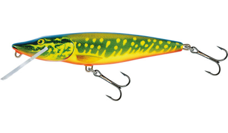 Voblere - Vobler Salmo Floating Pike 11 Hot Pike 11cm 15gr. 0.5 - 1m Hook Size 4