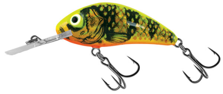 Voblere - Vobler Salmo Floating Rattlin' Hornet 5.5 Gold Fluo Perch 5.5cm 10.5gr 2 - 4m