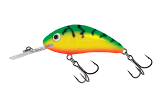 Voblere - Vobler Salmo Floating Rattlin'Hornet 6.5 Green Tiger 6.5cm 20gr. 2.5 - 5m