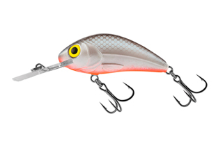 Voblere - Vobler Salmo Floating Rattlin' Hornet 6.5 Grey Silver 6.5cm 20gr. 2.5 - 5m Hook Size 2