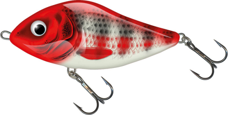 Voblere - Vobler Salmo Floating Slider 10 Red Head 10cm 36gr. 1 - 1m