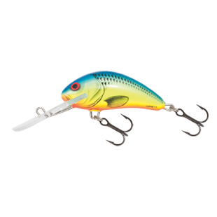 Voblere - Vobler Salmo Sinking Hornet 2 Chartreuse Blue 2.5cm 1.5gr. 0.5 - 1m Hook Size 12
