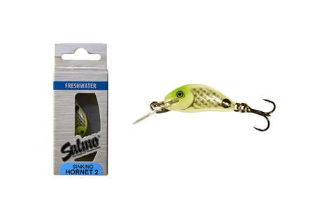 Voblere - Vobler Salmo Sinking Hornet 2 Full White Scale 2.5cm 1.5gr. 0.5 - 1m Hook Size 12