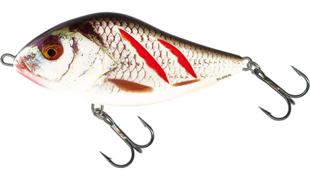 Voblere - Vobler Salmo Sinking Slider 10 Wounded Real Grey Shiner 10cm 46gr. 3 - 1.5m
