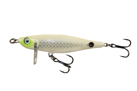 Voblere - Vobler Salmo Sinking Thrill 7 Full White Scale 7cm 13gr. Trolling Variable Hook Size 8