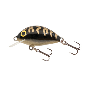Voblere - Vobler Salmo Sinking Tiny 3 Black Tiger 3cm 2.5gr. 0.3 - 0.3m Hook Size 16