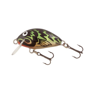 Voblere - Vobler Salmo Sinking Tiny 3 Green Gold Tiger 3cm 2.5gr. 0.3 - 0.3m Hook Size 16