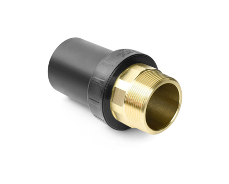 TRANZITIE PE/ALAMA - Tranziție PE/AL cu filet exterior 50 x 1 1/2"