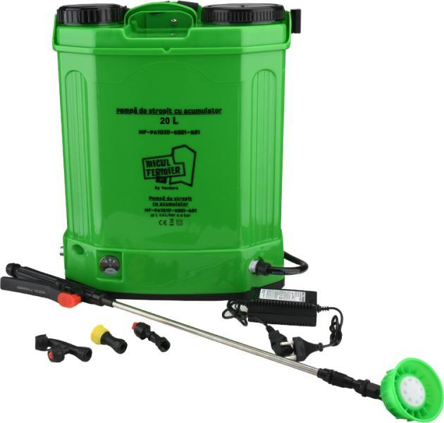 Pompa de Stropit cu Acumulator Micul Fermier 20L – Echipament Profesional pentru Protecția Plantelor [2]