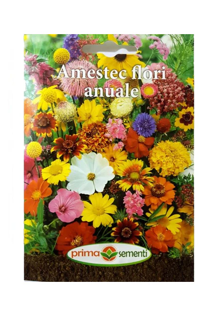 SEMINTE - Amestec seminţe flori anuale – mix multicolor pentru grădină și terasă | FitoSmart