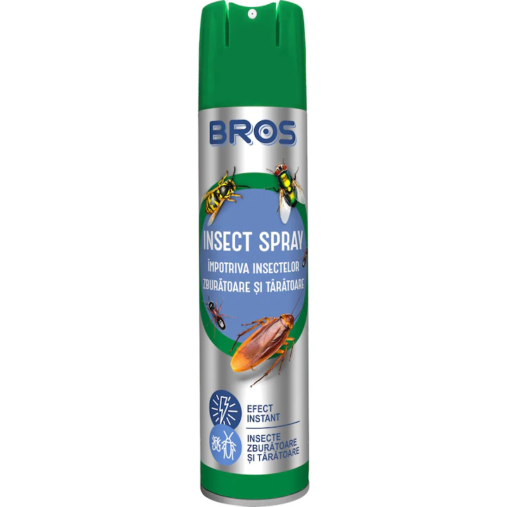 Casa - BROS Spray – Combatere rapidă insecte zburătoare și târâtoare 400ml