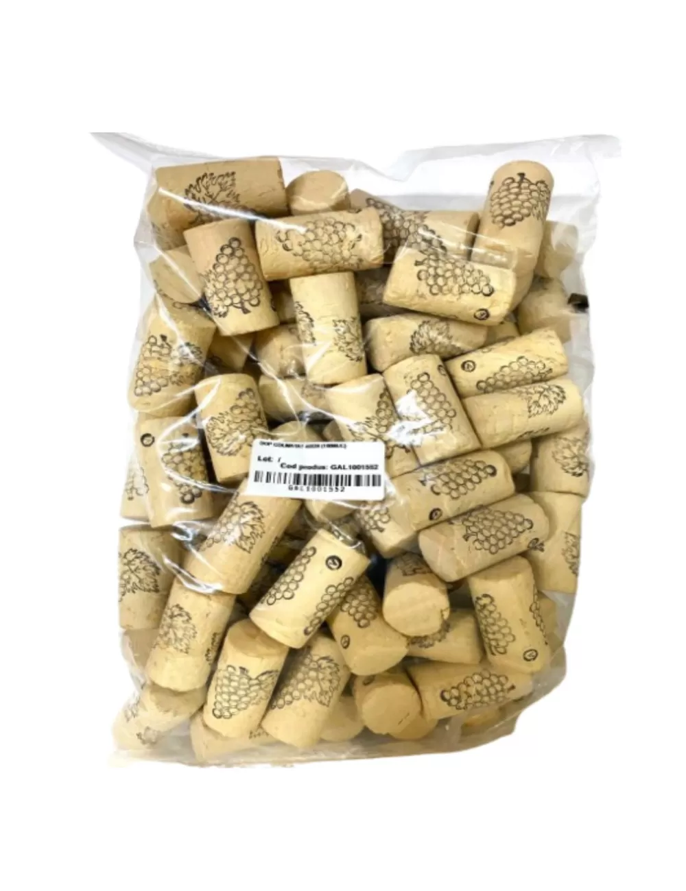 Produse - Dop pluta colmatată 38x24mm (100buc) - Sigilare eficientă pentru sticle și borcane