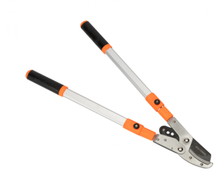 UNELTE - Foarfeca crengi „Micul Fermier” GF-0476 – instrument extensibil 670-990 mm, din aluminiu rezistent, ideală pentru tăierea precisă a crengilor subțiri și groase în grădini, livezi și sere. Ergonomic și sigur, perfect pentru grădinăritul de acasă.