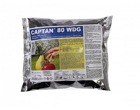 PESTICIDE - Captan 80 WDG – Fungicid Eficient pentru Protecția Culturilor Împotriva Bolilor Fungice