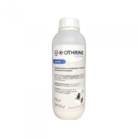 Insecticide - K-Othrine SC 7.5 Flow 1L | Insecticid profesional pentru muște, gândaci și țânțari