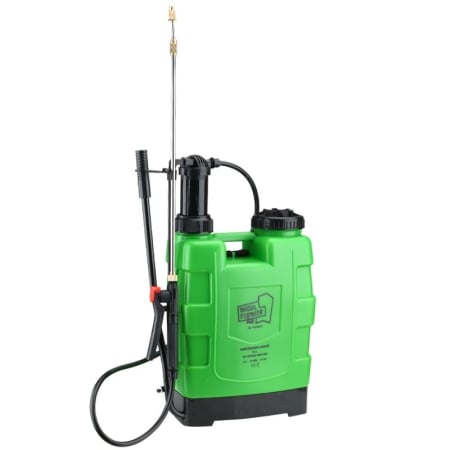 UNELTE - ChatGPT said:  Pompa de Stropit Manuală MF Pandora 16L – Echipament Eficient pentru Pulverizare  Pompa de stropit MF Pandora 16L este soluția ideală pentru pulverizarea pesticidelor, erbicidelor și fertilizanților pe suprafețe mici și medii. Cu un rezervor de 16 litri și un design ergonomic, această pompă manuală oferă o aplicare uniformă și eficientă a soluțiilor, fiind perfectă pentru grădini, ferme mici și terenuri agricole. Ușor de utilizat și de întreținut, MF Pandora 16L garantează performanță și durabilitate, fiind un instrument esențial pentru îngrijirea plantelor. Disponibilă acum pe Fitosmart, cu livrare rapidă!