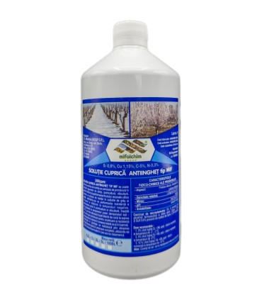PESTICIDE - Soluție Cuprică Antiîngheț Tip MIF – 1L pentru protecția pomilor și culturilor