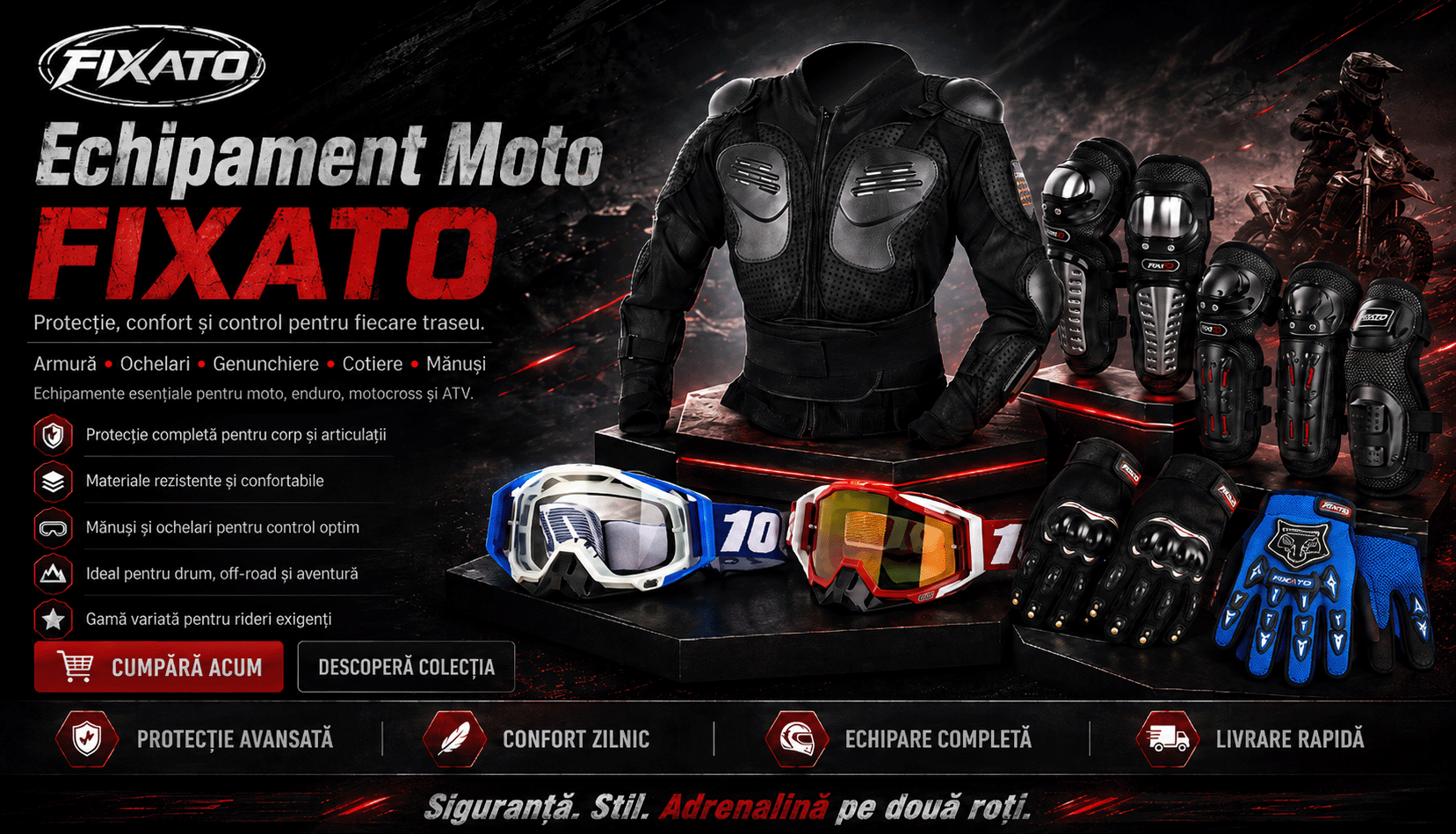 Echipament moto