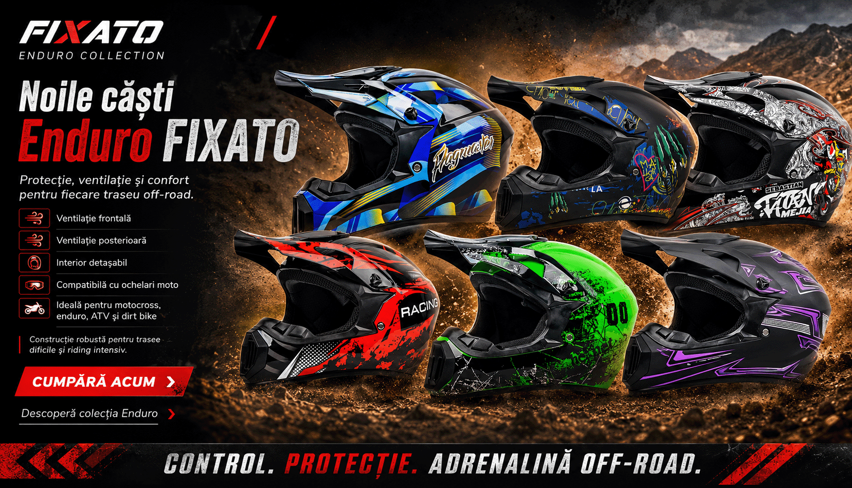 Casti Enduro