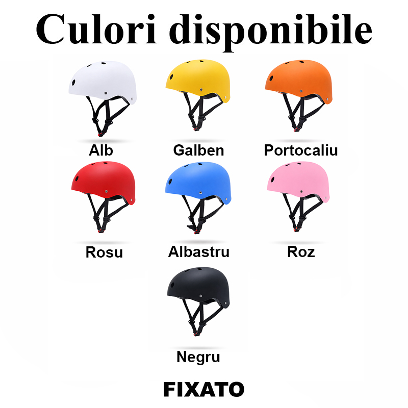 Casca de protectie Trotineta si Bicicleta FIXATO Roz diverse culori