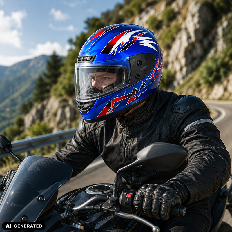 Casca Moto Scuter Full Face Enduro ATV