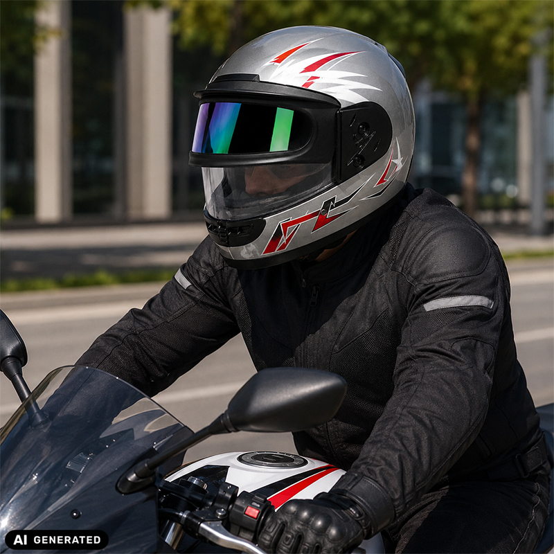 Casca Moto Scuter Full Face ATV Enduro Cross