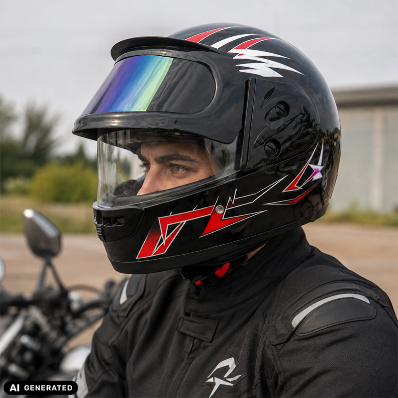 Casca Moto Scuter Full Face ATV Enduro Cross
