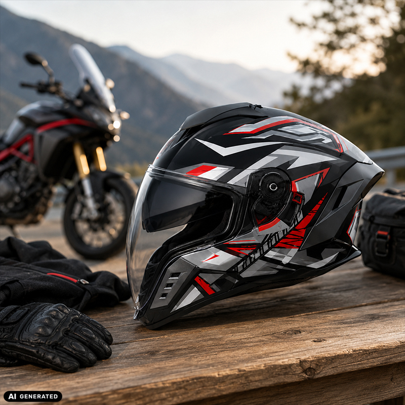 Casca Moto Scuter Integrala Full Face FIXATO Raptor